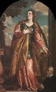 Paolo  Veronese St. Lucy and a Donor oil painting